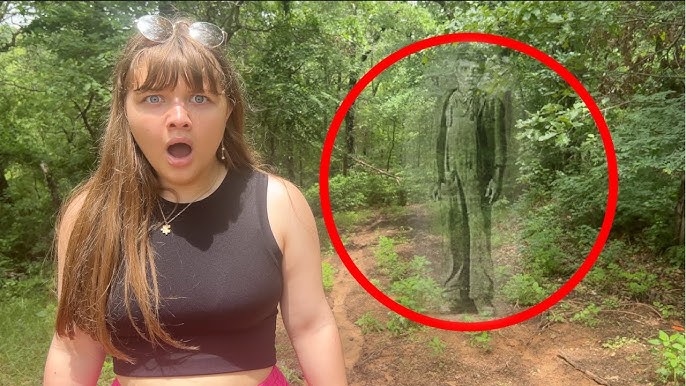 We SAW JEFF The KILLER in the WOODS!!! 