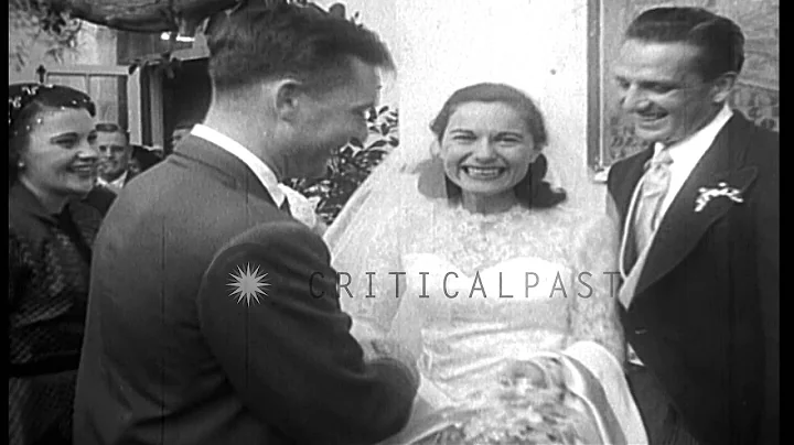 Ralph Kiner and Nancy Chaffee cut wedding cake at ...