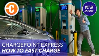 How To Charge Your Electric Car At ChargePoint Express DC Fast-Charging Stations