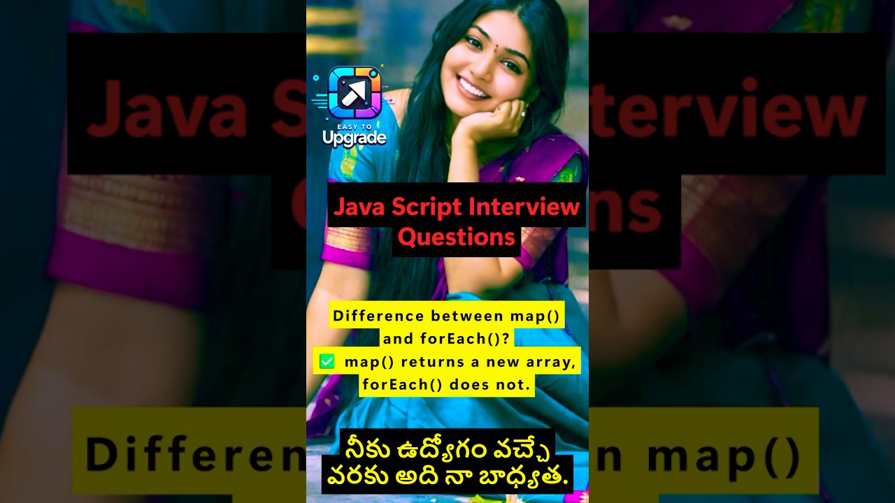 Difference between map() and forEach() 🤔 