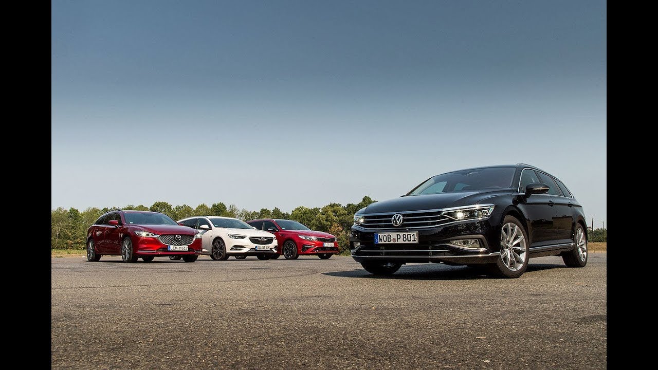 Volkswagen Passat Variant vs Kia Optima Sportswagon vs Opel Insignia Sports Tourer vs Mazda 6 Tourer