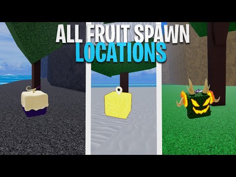 All Fruit Spawn Locations In Second Sea - Blox Fruits 