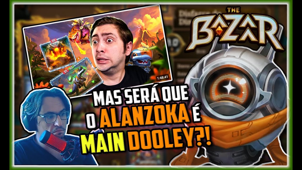 PRO PLAYER de DOOLEY reage a ALANZOKA com BUILD DE  DINOS! - React - The Bazaar (PT-BR)