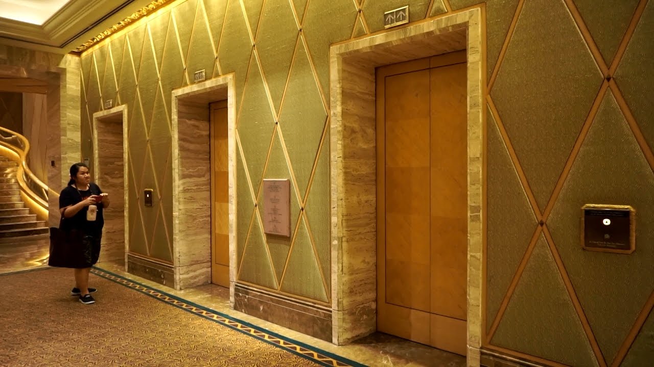 ELEGANT 1996 Mitsubishi high-rise traction elevators @ Sheraton Grande Sukhumvit, Bangkok, Thailand