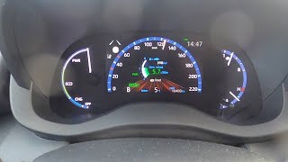 Toyota Yaris Cross 1.5 Hybrid doing 0-100 km/h flatout