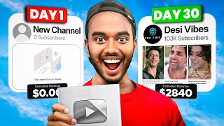 I Started A Secret Youtube Channel It Hit 100K In 46 Days