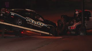 Anderson Police officers involved in a crash on Tuesday night
