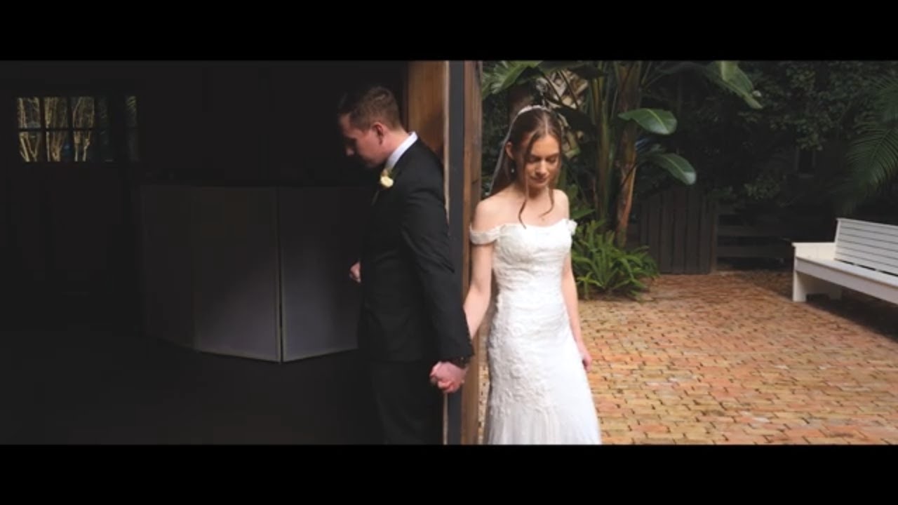 Bride and Groom Emotional 1st Touch // The Delamater House // New Smyrna, FL