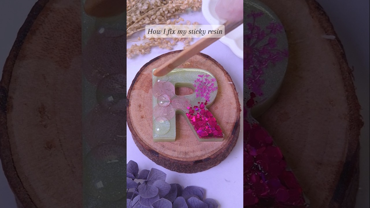 How I Fix Sticky Resin ✨️ 