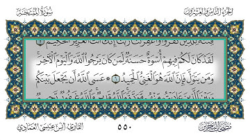 سورة الممتحنة القارئ أنس العمادي