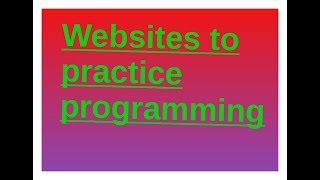 Coding practice for beginners | a little coding