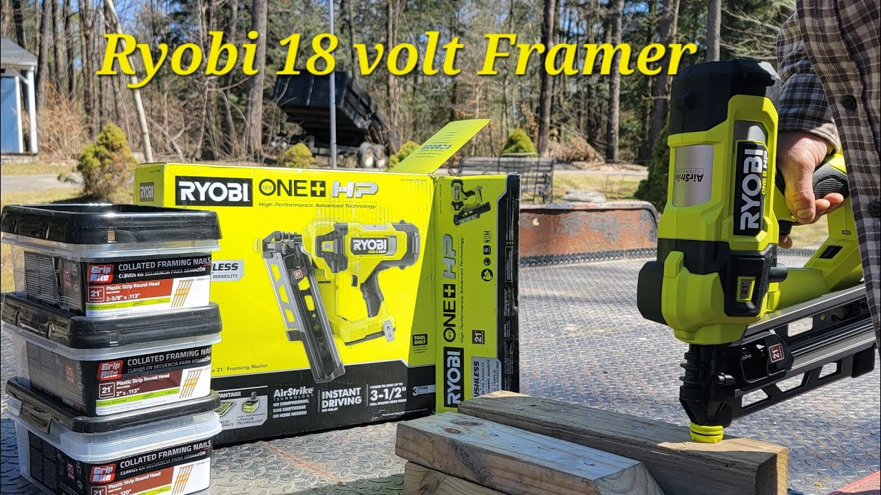 Ryobi One+ 18 Volt Cordless AirStrike 18-Gauge Brad Nailer review | Real  Homes