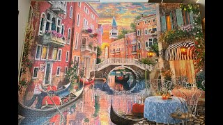 6000 Pieces Clementoni "Venice evening sunset" Full Time-laps