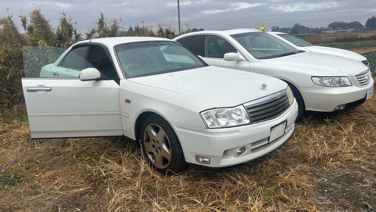 67万キロのHY34グロリア元個人タクシー、御勤めを終えました。平成12年式