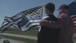 Procession Escorts Fallen Trooper Sgt. Jim Smith to Hometown in Independence