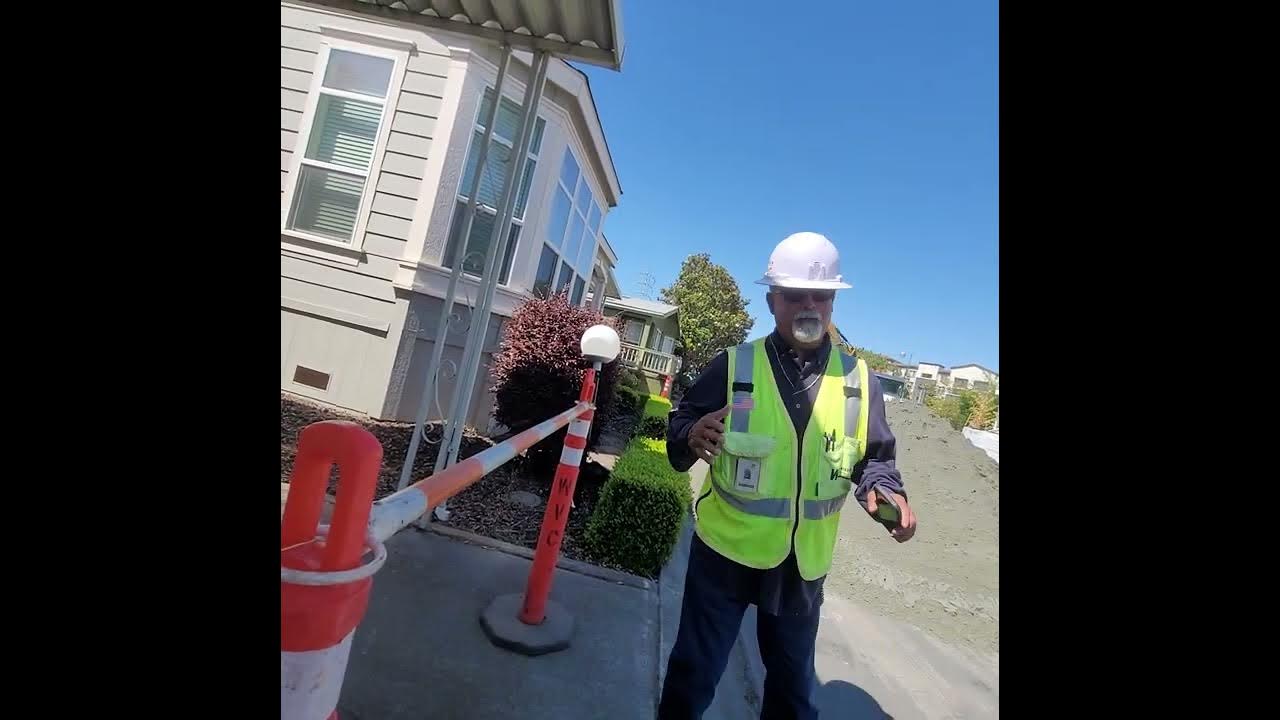 California pg n e contractors doing contruction in front of my home