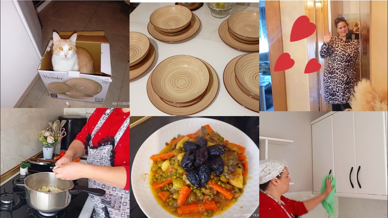 روتين ديال تيد وجفيل روتين من صباح  حتى لعشية🌞 مشترياتي لمطبخ 🎉رديتها كتشعل👌