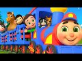 Train Choo Choo Song | All-Aboard Learning Fun | LoloFun Nursery Rhymes & Kids Songs