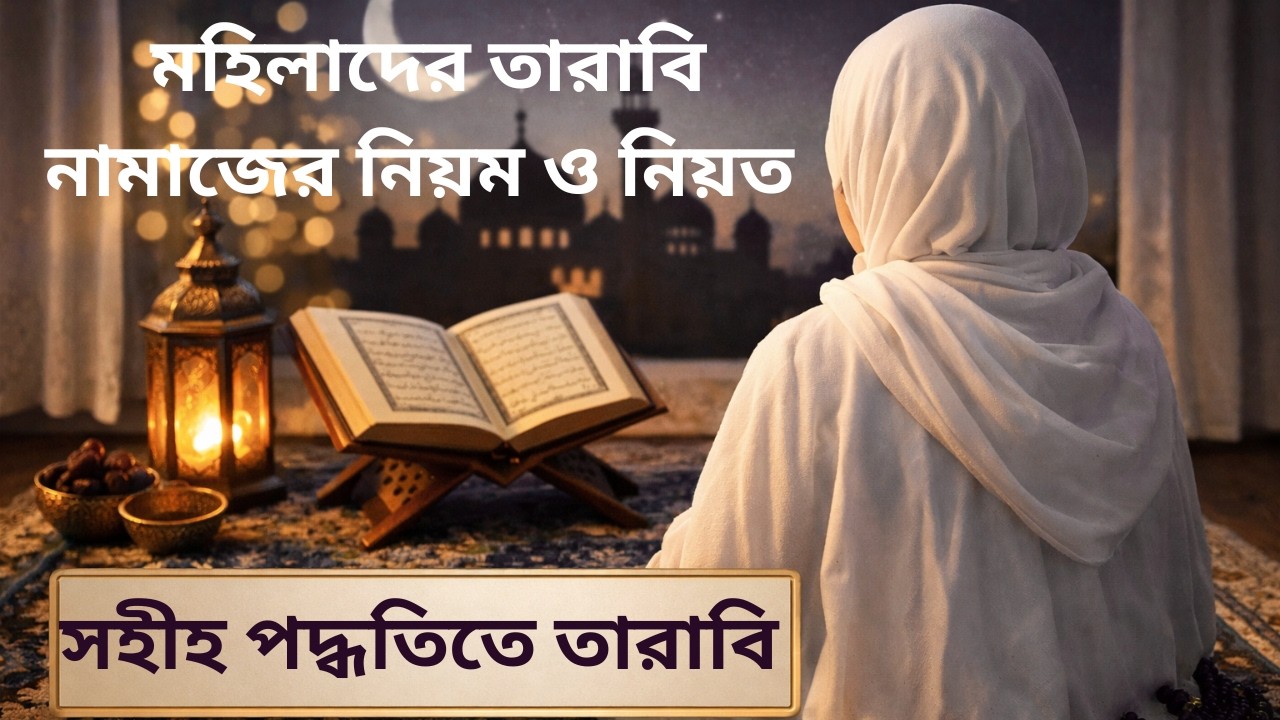 মহিলাদের তারাবি নামাজ পড়ার নিয়ম | ঘরে বসে সঠিক নিয়মে তারাবি আদায়ের সম্পূর্ণ গাইড #vairalvideo