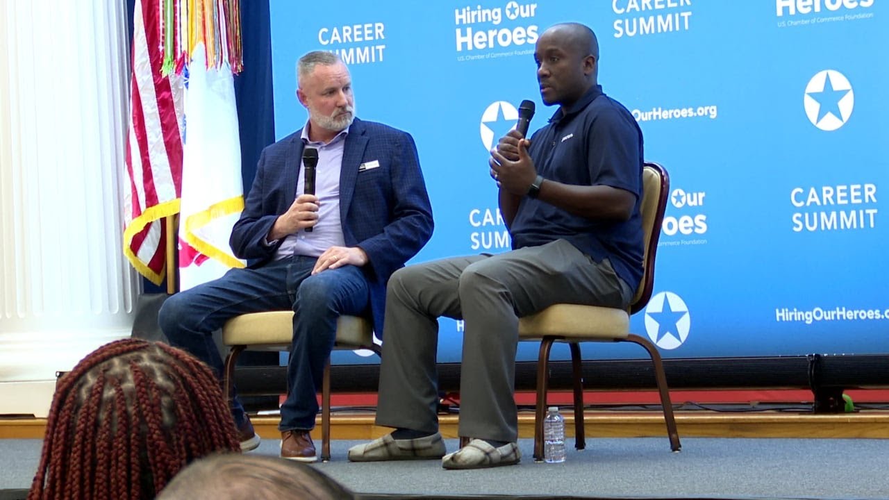 Hiring Our Heroes event helps soldiers find future careers