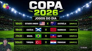 Orley na copa (Sexta-feira, 19 de junho de 2026)