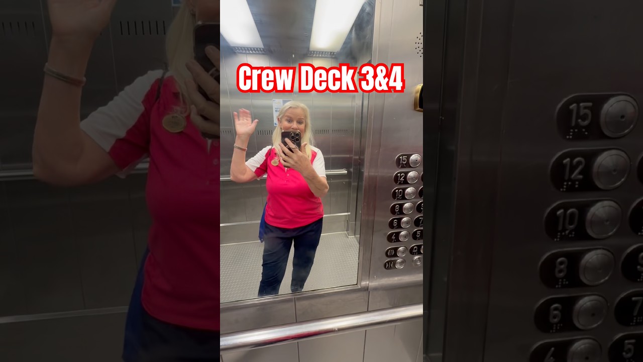What’s Down There On Deck 3 Cruise Ship? #travel # #cruisecrew #crewlife #cruise #shiplife