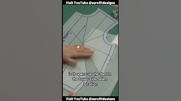 Perfecting & truing the Bust Dart Extension Shorts from Sure Fit Designs