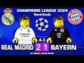 Real madrid vs bayern 21 43 champions league 2024  all goals  highlights in lego football