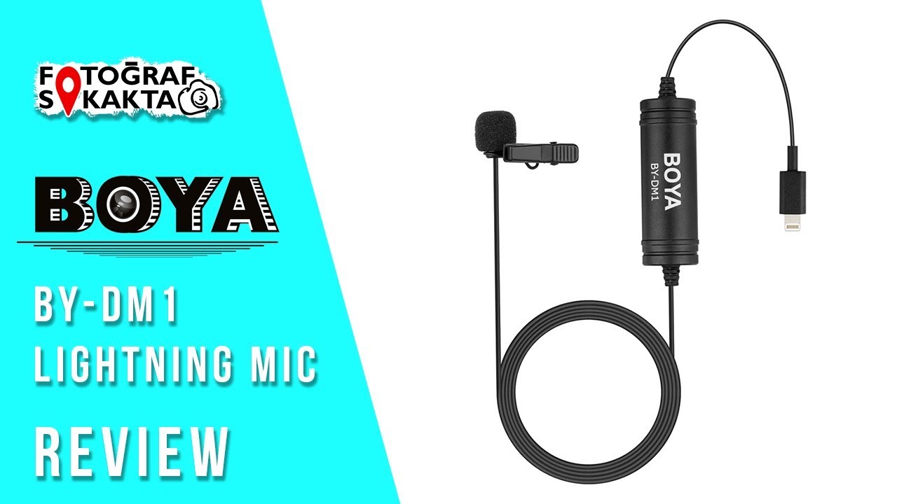 BOYA BYDM1 Lightning Microphone Review Volkan Yetilmezer YouTube