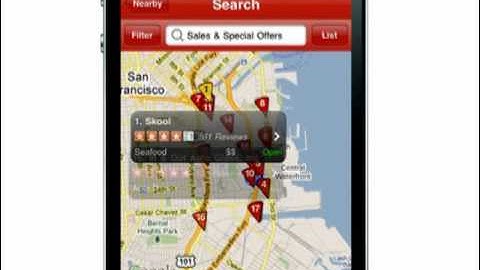 Finding special offers with Yelp
