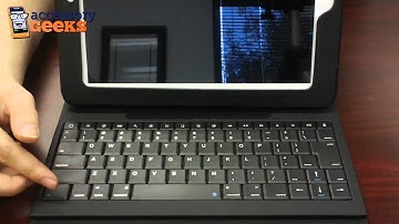 Leather iPad 2 Case with Bluetooth Keyboard