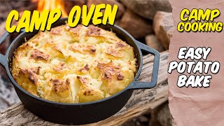 Potato Bake In A Camp Oven - So Easy, Anyone Can Do It!