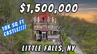 Inside The NOT HAUNTED Mansion Known As "The Overlook Castle" In Little Falls, NY | Zillow Gone Wild