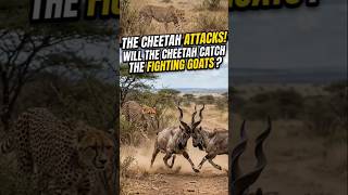Silent Hunter vs Fearless Goats 🐐 | Will the Cheetah Strike or Miss the Chance?