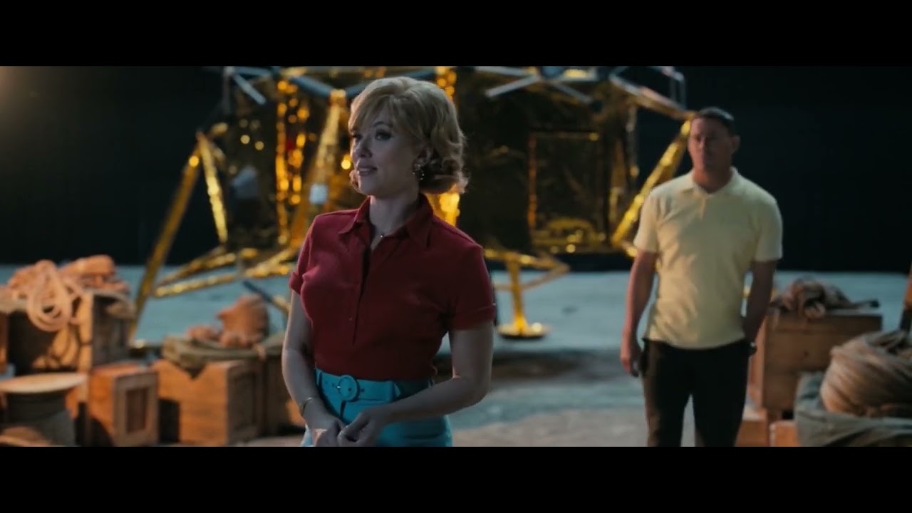 Fly Me To The Moon (2024) | “To Bad It’s Fake.”   Cole & Kelly Make Up & Kiss Ending Scene