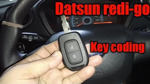 Datsun redi-go key coding full details video