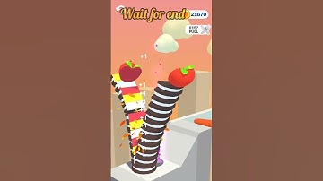 Slice it all 🔪🍎 #relaxing and satisfying #ASMR slicing gameplay # max all level-420 #gaming #shorts