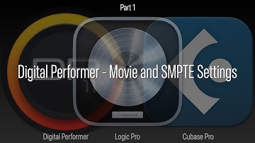 Digital Performer - Movie and SMPTE Settings - Part 1