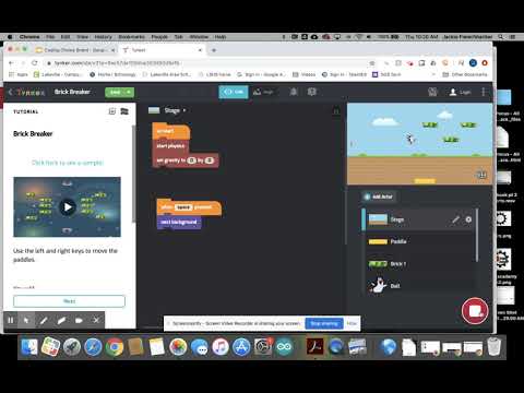 Brick Breaker game - Hour of Code