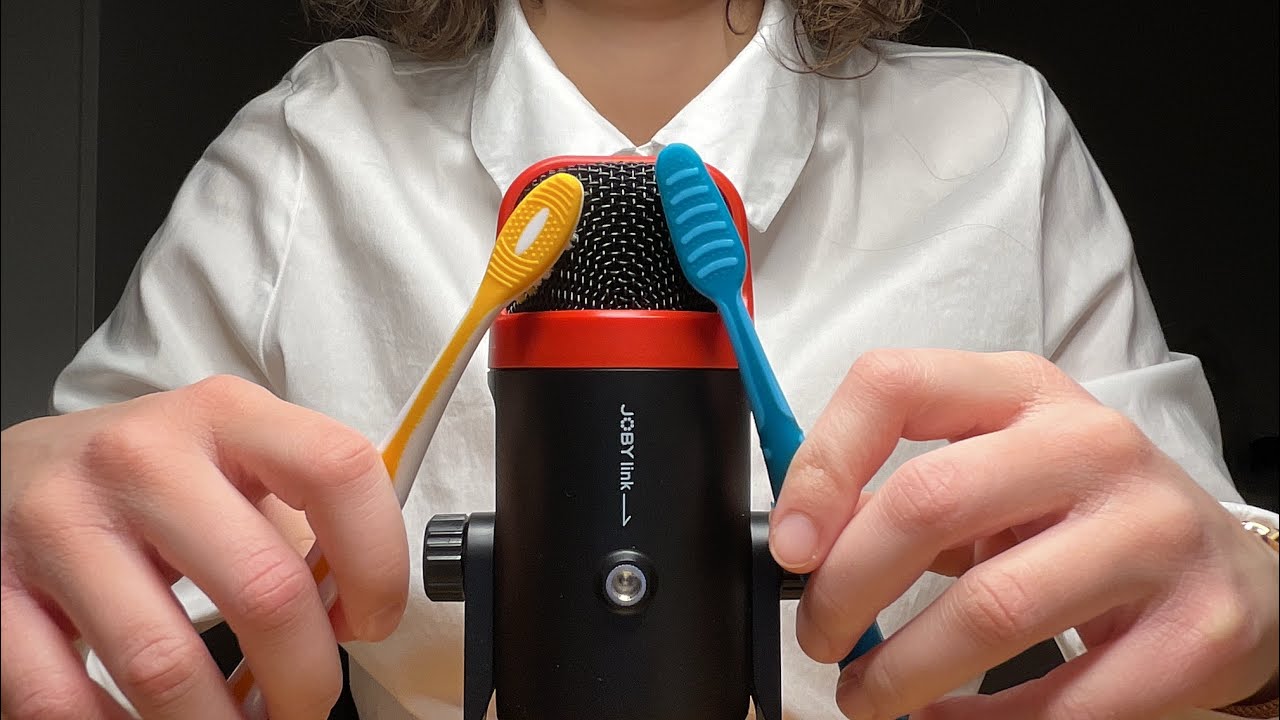 ASMR Intense Mic Brushing With Toothbrushes (No Talking)