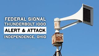 Federal Signal Thunderbolt 1000 (Alert & Attack) | Independence, Ohio Siren Test