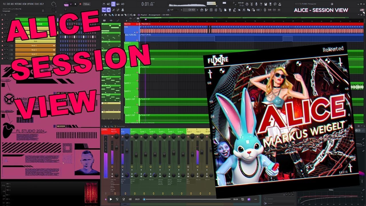 FL STUDIO HARD TECHNO | MARKUS WEIGELT - ALICE (SESSION OVERVIEW)
