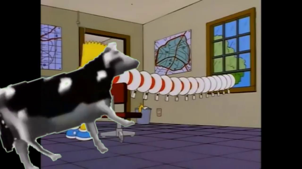 Bart Simpson's Megaphone Meme POLISH COW