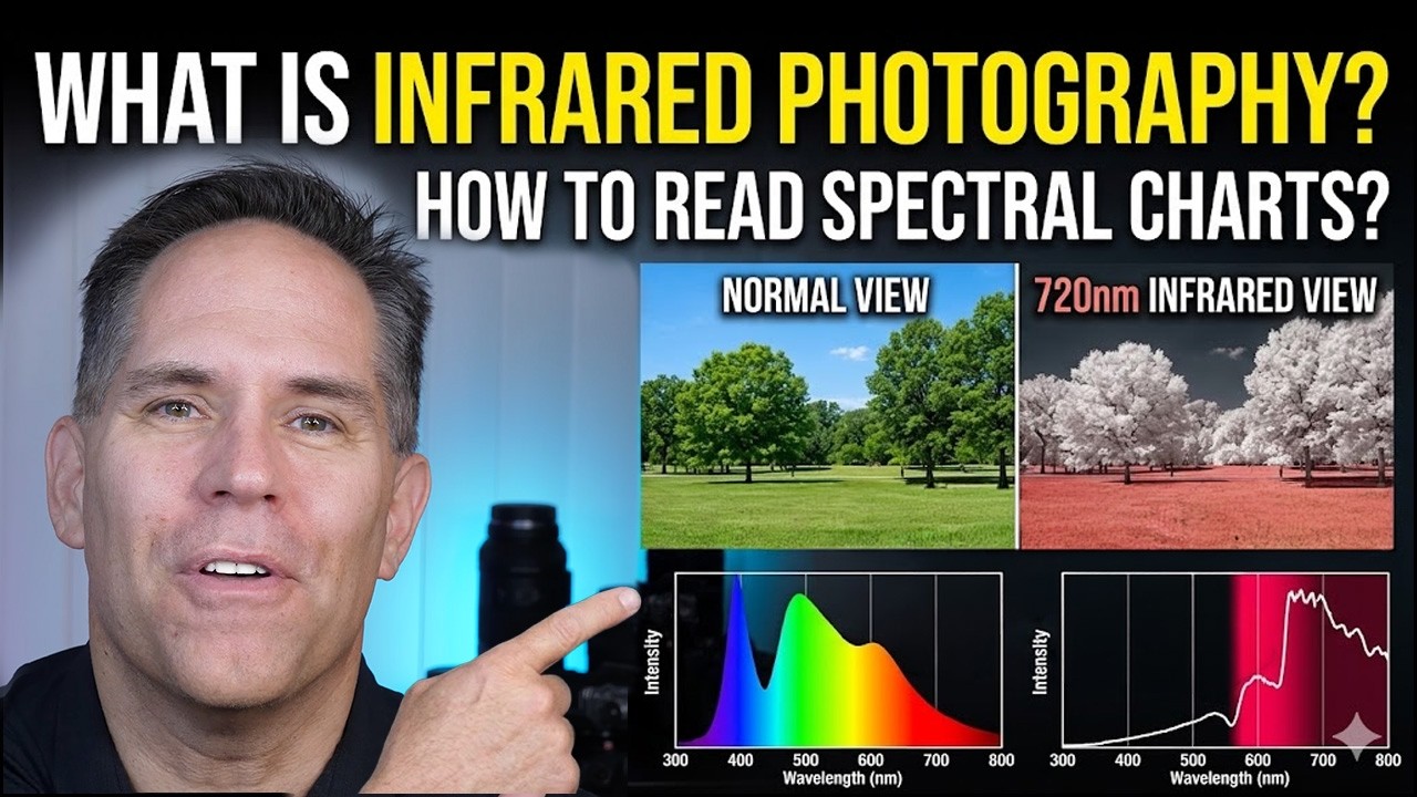 Инфракрасная фотография: объяснение (простое объяснение спектральных диаграмм)