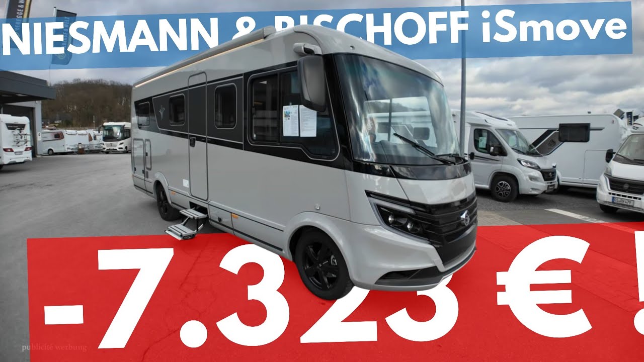 -7.323 € ! FABRIKNEU SOFORT WOHNMOBIL Niesmann Bischoff ISmove 7.3 f MINI LINER 2-Room Konzept