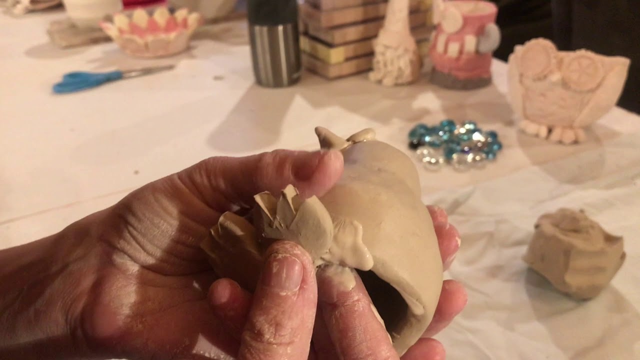 Molded Clay Penguins