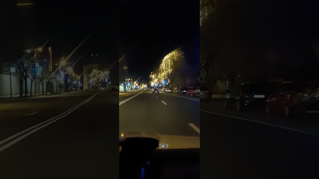 Night Driving Constanta Romania