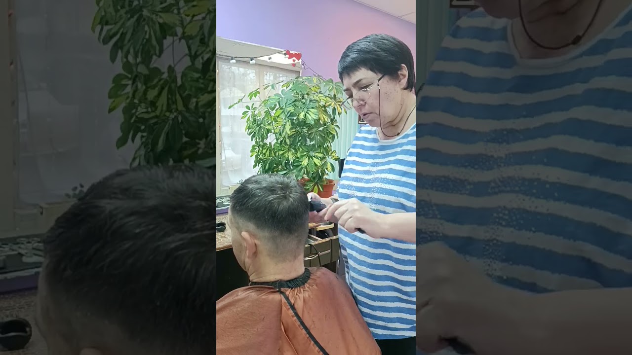 Мужская стрижка 