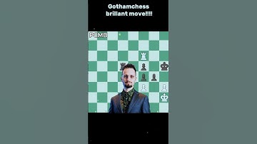 Gothamchess brillant move!!!! #chessgame #chesstactics #chesscom #brilliantmove #chess #hikaru