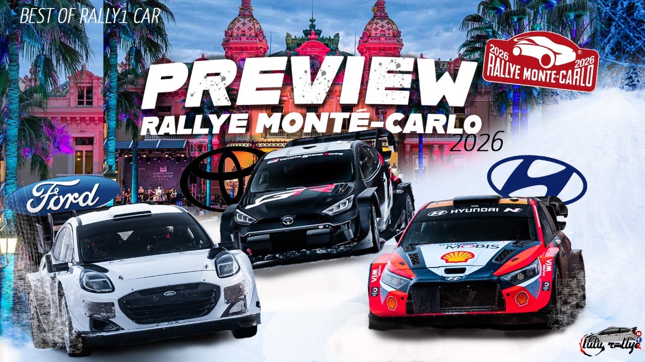 RALLYE MONTÉ-CARLO 2026 PREVIEW | Who will be the winner ? | BEST OF TEST RALLY1CAR